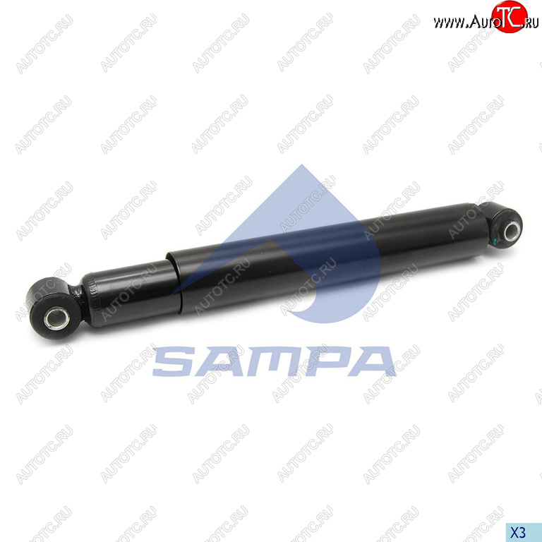 2 679 р. Амортизатор MERCEDES Atego передний (410692 14х50 14х40 OO) SAMPA SAMPA 203.191-01  с доставкой в г. Кемерово