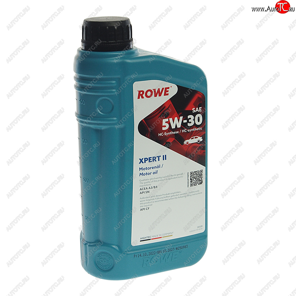 999 р. Масло моторное HIGHTEC EXPERT II 5W30 синт.1л ROWE ROWE 20328-0010-99  с доставкой в г. Кемерово