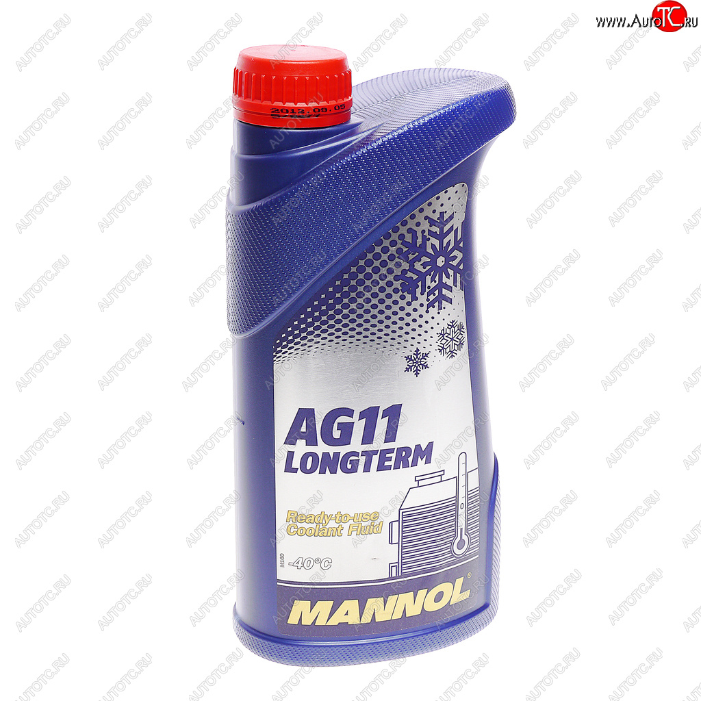 389 р. Антифриз синий -40C 1л AG11 Longterm IAT 4011 MANNOL MANNOL 2036  с доставкой в г. Кемерово