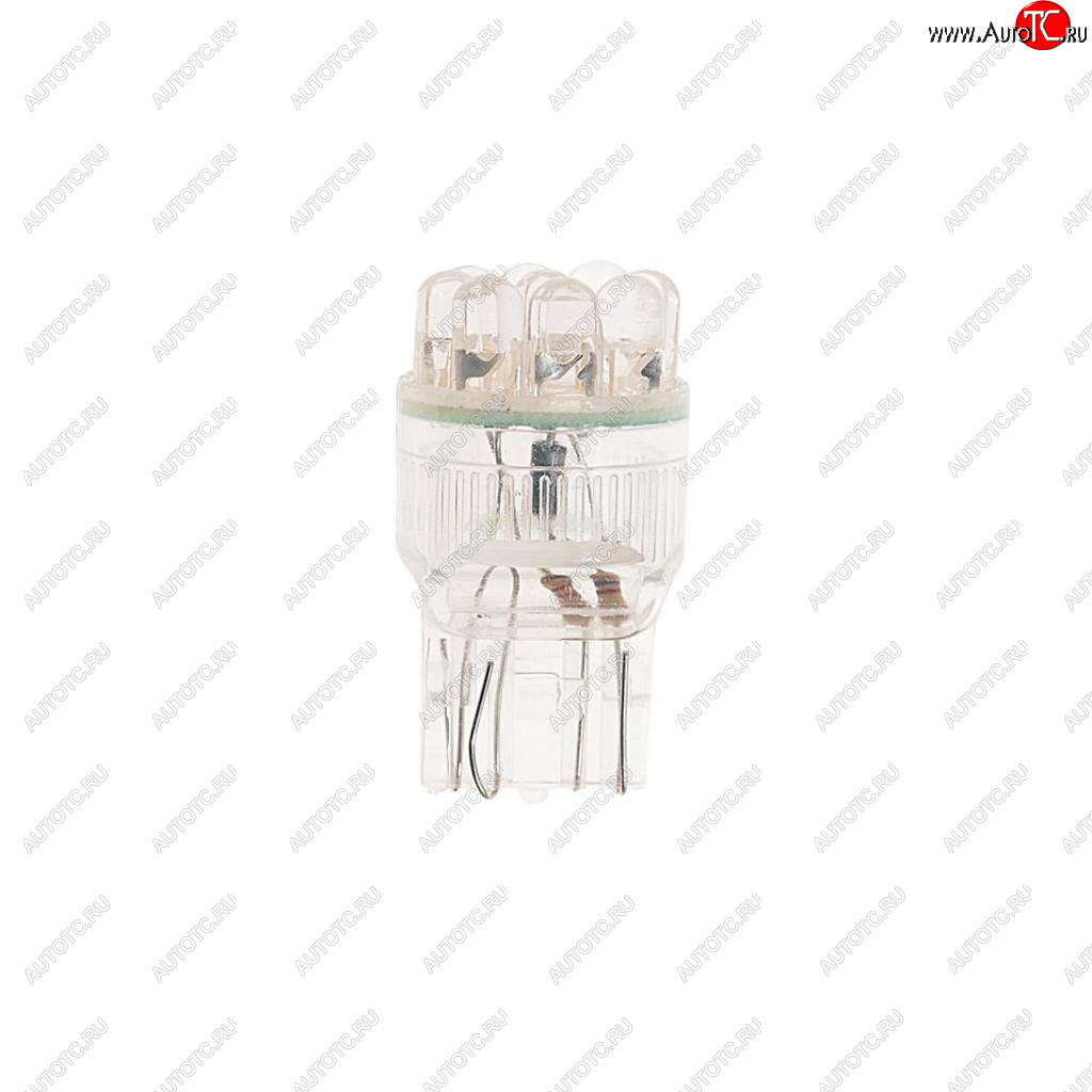 105 р. Лампа светодиодная 24V W21W W3x16d бесцокольная 9 светодиодов Red MEGAPOWER MEGAPOWER-AUTOMOTIVE 20381r-24  с доставкой в г. Кемерово