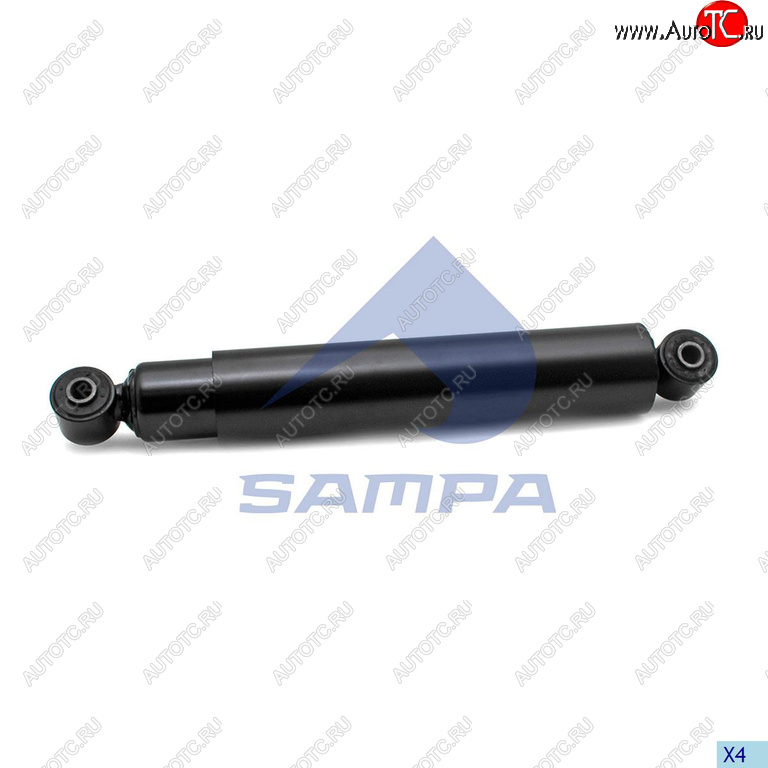 3 389 р. Амортизатор MERCEDES Actros передний (479.5802.5 16х50 16х50 ОО) SAMPA SAMPA 204.181-01  с доставкой в г. Кемерово