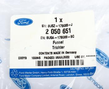 629 р. Воронка FORD горловины заливной бака топливного OE FORD 2050651  с доставкой в г. Кемерово. Увеличить фотографию 4