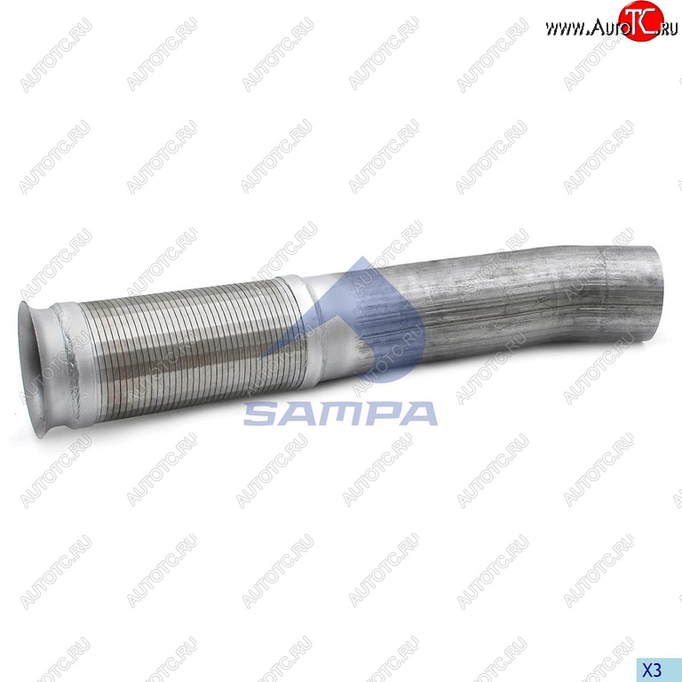 4 189 р. Труба приемная глушителя MERCEDES с гофрой SAMPA SAMPA 205.252  с доставкой в г. Кемерово