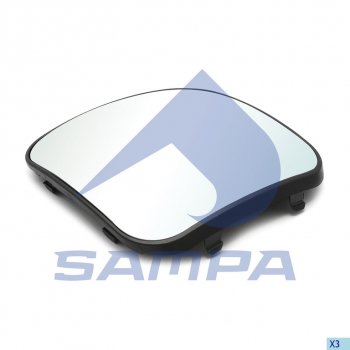 1 039 р. Элемент зеркальный КАМАЗ-5490 MERCEDES Axor с подогревом (панорама) SAMPA SAMPA 206.324  с доставкой в г. Кемерово. Увеличить фотографию 1