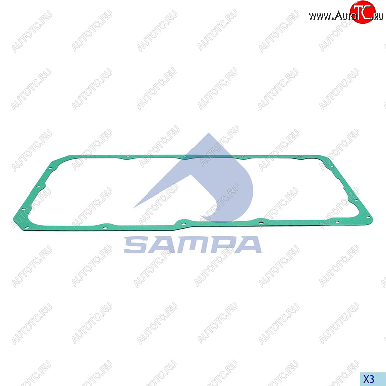 799 р. Прокладка MERCEDES дв.OM402,LA картера масляного SAMPA SAMPA 206.328  с доставкой в г. Кемерово