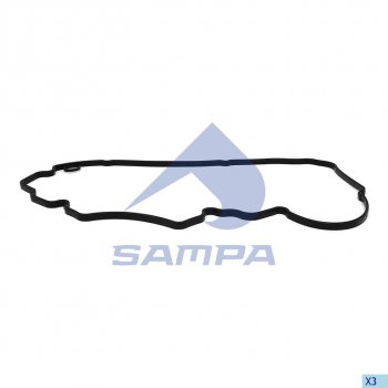 419 р. Прокладка MERCEDES дв.OM501A,LA крышки двигателя передней SAMPA SAMPA 207.208  с доставкой в г. Кемерово. Увеличить фотографию 1