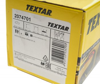 5 999 р. Колодки тормозные задние (4шт.) TEXTAR Mercedes-Benz Sprinter W905 рестайлинг (2000-2006)  с доставкой в г. Кемерово. Увеличить фотографию 3
