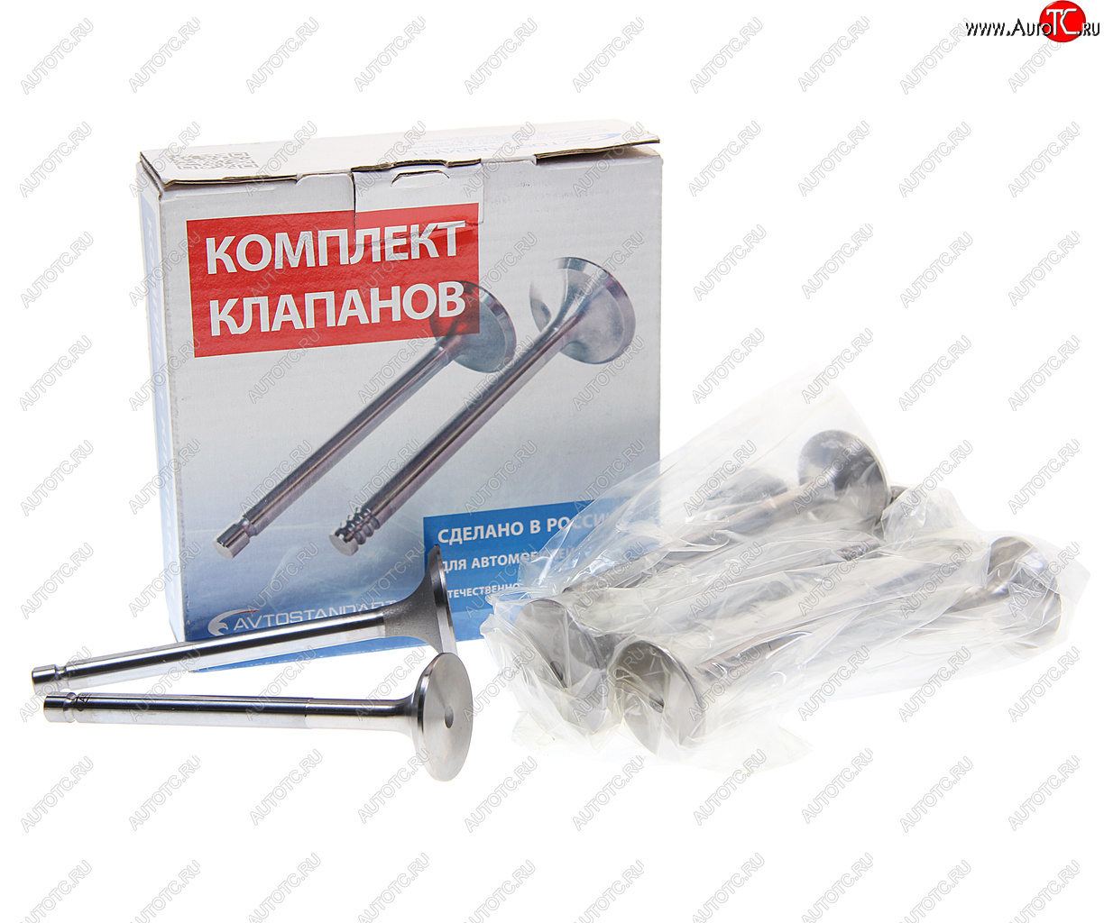 2 499 р. Клапан впусквыпуск ВАЗ-2101-2107 комплект 8шт. AVTOSTANDART AVTOSTANDART 21010-1007010-99  с доставкой в г. Кемерово