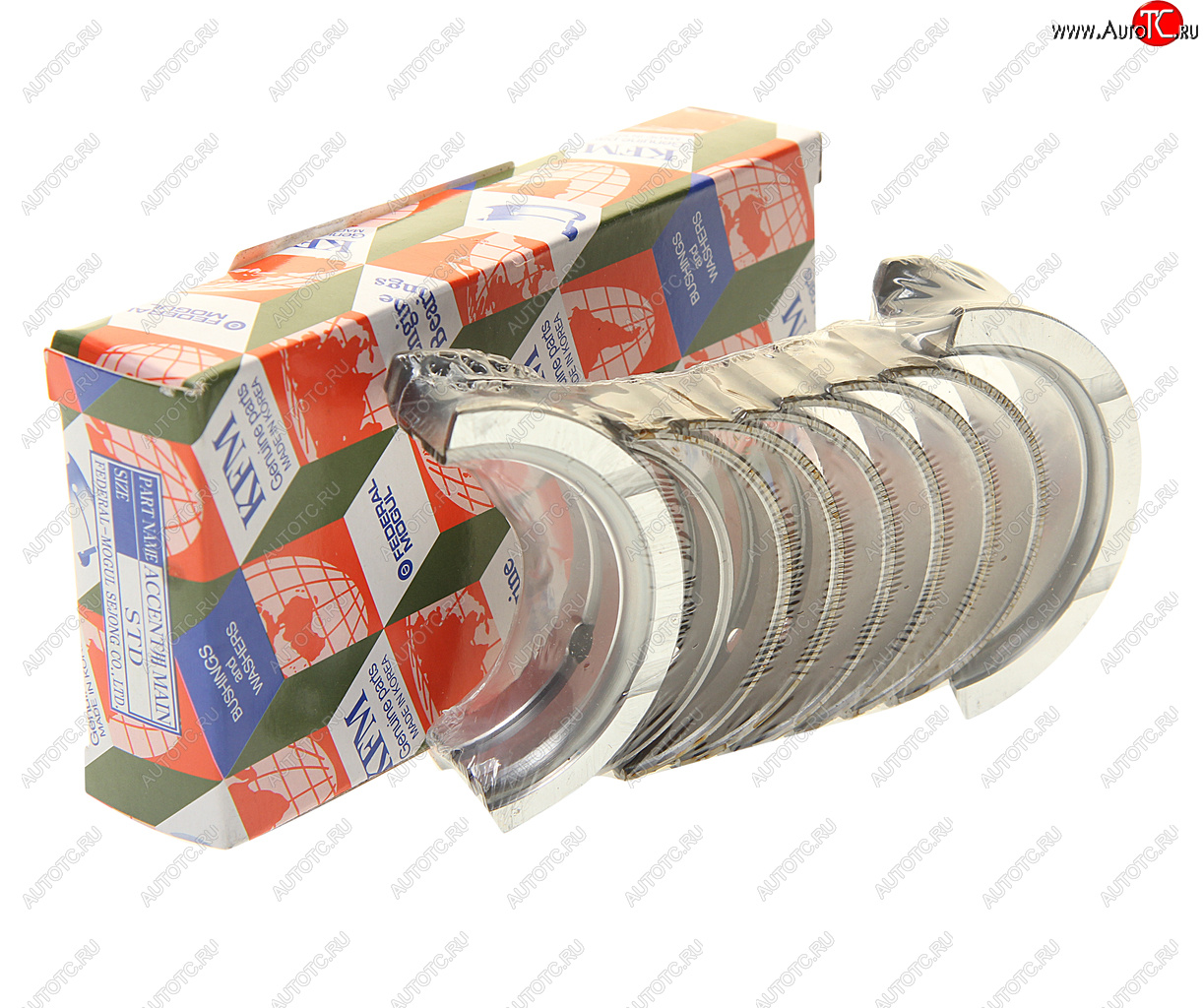 1 899 р. Вкладыши HYUNDAI Accent (06-) KIA Rio (06-) коренные STD комплект (10шт.) KFM KFM 21020-26415  с доставкой в г. Кемерово