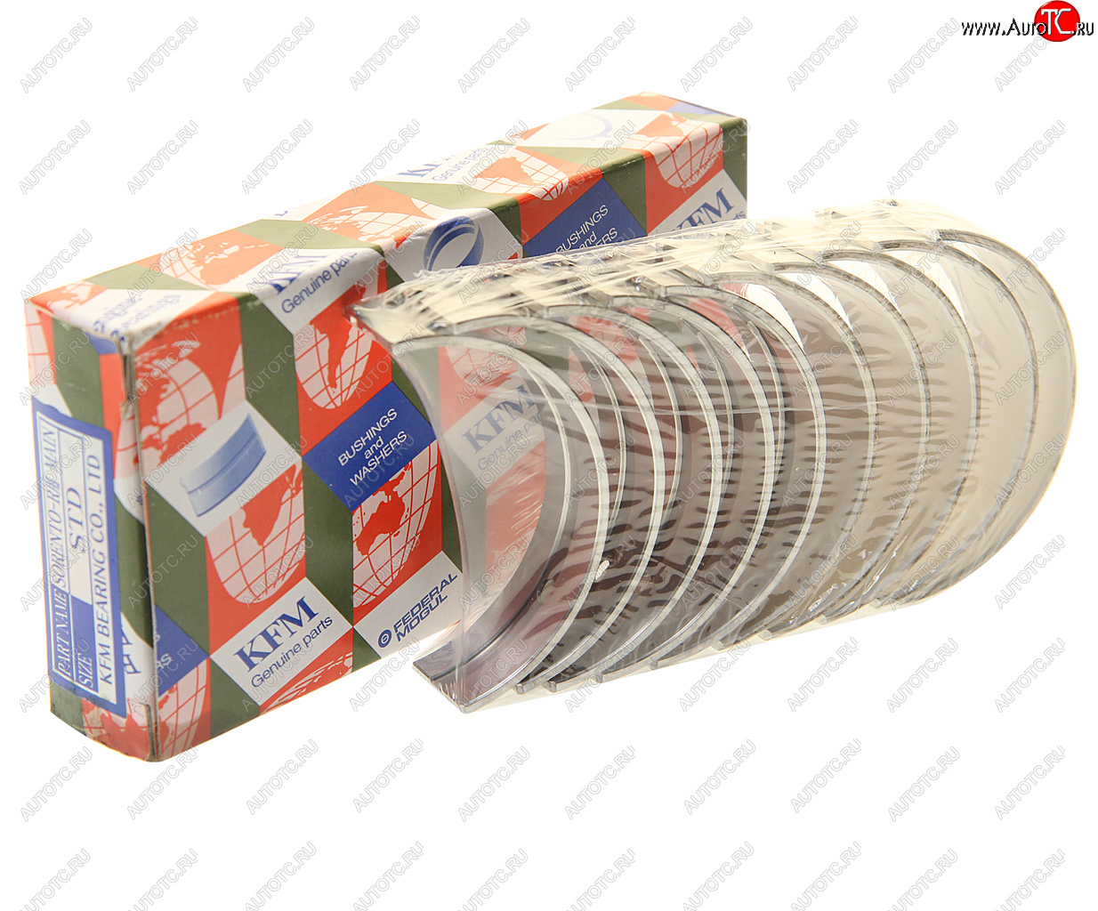 3 699 р. Вкладыши HYUNDAI Santa Fe (10-) (2.2),ix35 (10-) (2.0) (TCI) коренные STD комплект (10шт.) KFM KFM 21020-2f903  с доставкой в г. Кемерово