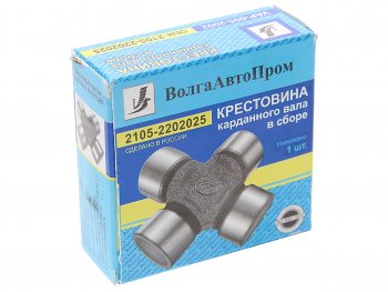 569 р. Крестовина ВАЗ-2101-2107 вала карданного ВОЛГААВТОПРОМ ВОЛГААВТОПРОМ 2105-2202025  с доставкой в г. Кемерово. Увеличить фотографию 2