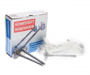 2 499 р. Клапан впусквыпуск ВАЗ-21083 комплект 8шт. AVTOSTANDART AVTOSTANDART 21080-1007010-99  с доставкой в г. Кемерово. Увеличить фотографию 1
