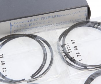 2 559 р. Кольца поршневые ВАЗ-21083,21213 d=82.8 АвтоВАЗ LADA 21083-1000100-32  с доставкой в г. Кемерово. Увеличить фотографию 2