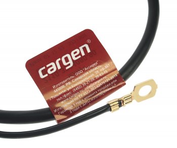 849 р. Провод АКБ - ВАЗ-2110 литая клемма CARGEN CARGEN 2110-3724080-90  с доставкой в г. Кемерово. Увеличить фотографию 3