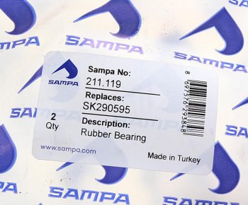 379 р. Втулка JOST JSK36AV опоры седельного устройства SAMPA SAMPA 211.119  с доставкой в г. Кемерово. Увеличить фотографию 3