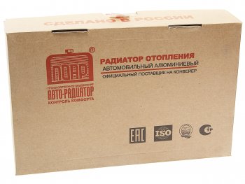 2 699 р. Радиатор отопителя ГАЗ-3221,2217,2705 салона (длинный) алюминиевый ПОАР ПОАР 2112.077  с доставкой в г. Кемерово. Увеличить фотографию 4