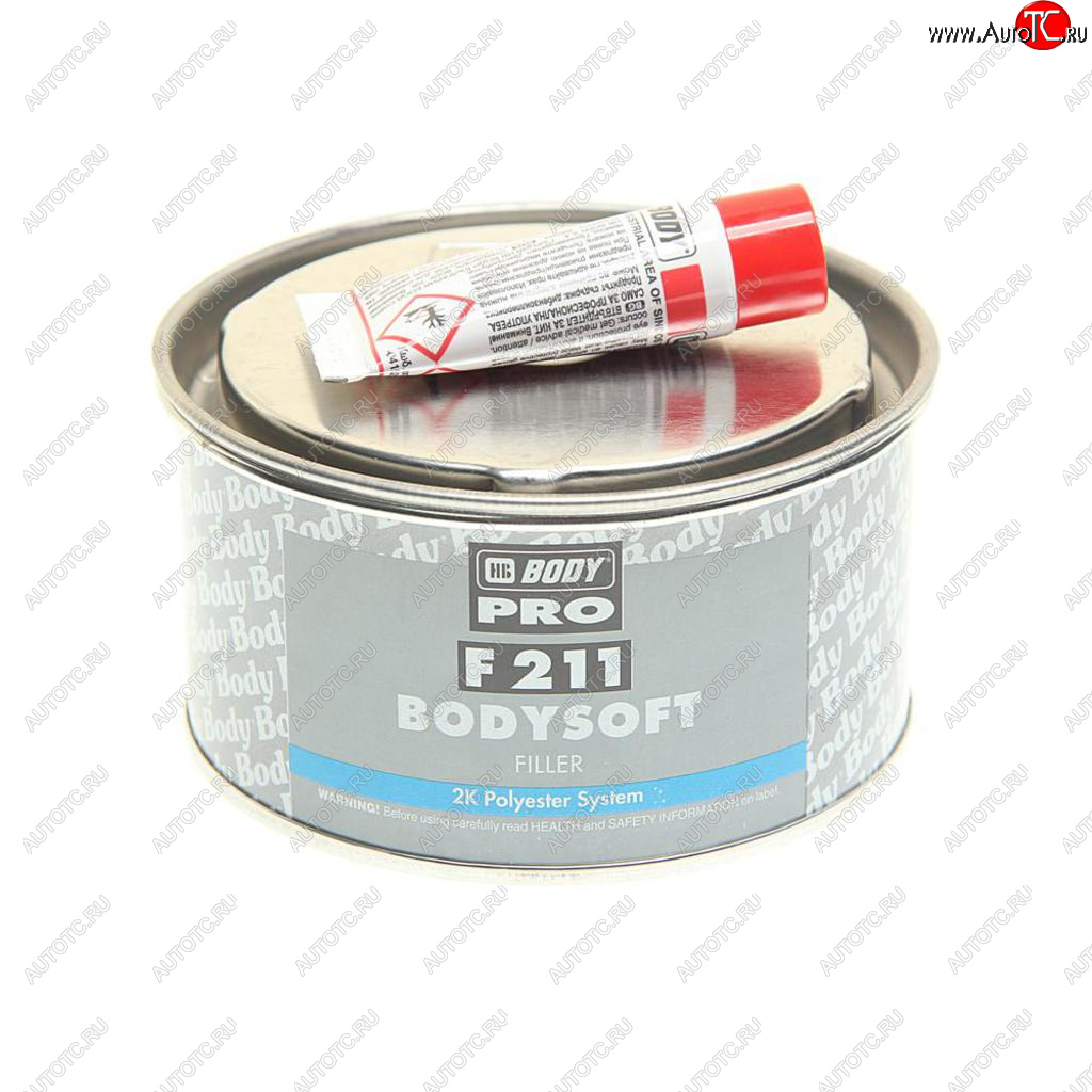 489 р. Шпатлевка полиэфирная SOFT 211 0.38кг BODY BODY 2112300050  с доставкой в г. Кемерово
