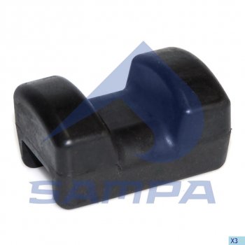 252 р. Подушка опоры седла нижняя прямоугольная (SK-S36.22) George Fischer SAMPA SAMPA 211.271  с доставкой в г. Кемерово. Увеличить фотографию 1