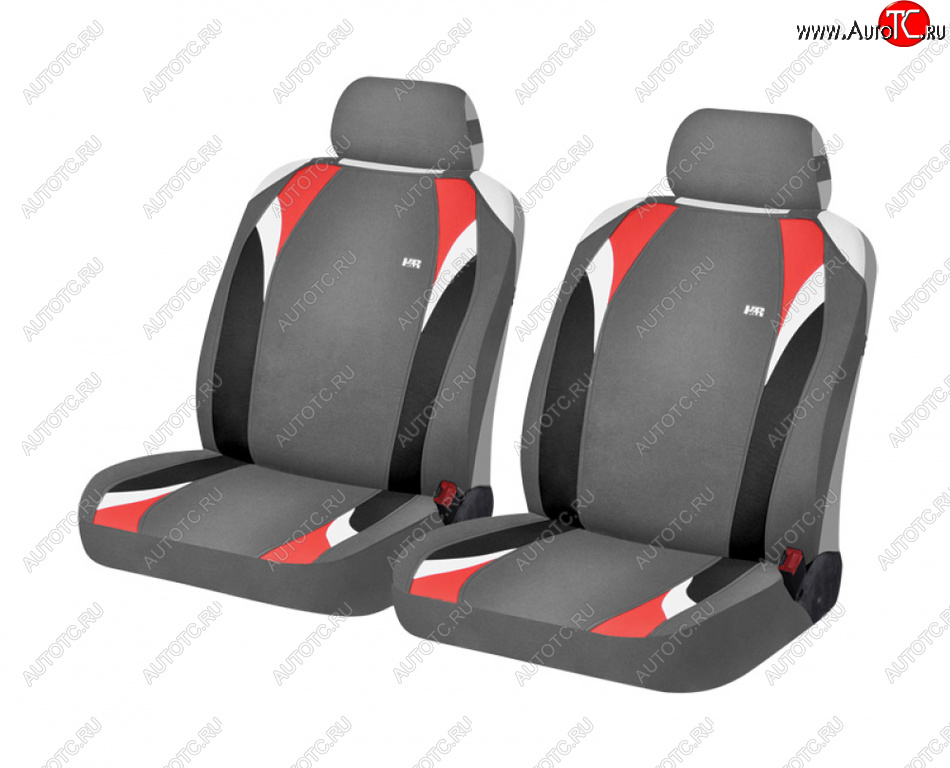 889 р. Универсальные чехлы сидений (майка, 4 предм., полиэстер)Formula Front CARFASHION   (серый)  с доставкой в г. Кемерово