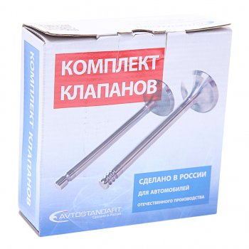 6 299 р. Клапан впусквыпуск ЛАДА Vesta,X-Ray (дв.1.8 16 кл.) комплект (16шт.) AVTOSTANDART AVTOSTANDART 21177-1007010-99  с доставкой в г. Кемерово. Увеличить фотографию 2