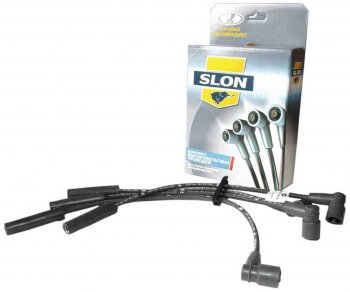 1 369 р. Провод высоковольтный ВАЗ-2123 комплект силикон SLON SLON 2123-3707080-10  с доставкой в г. Кемерово. Увеличить фотографию 1