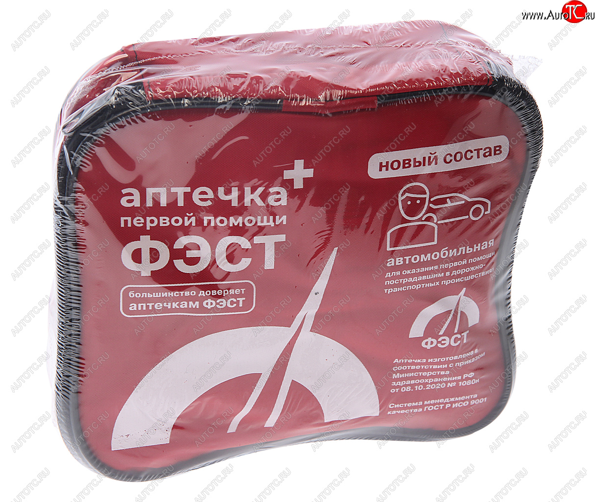 639 р. Аптечка автомобильная мягкий футляр (Приказ 1080Н) ФЭСТ ФЭСТ 2126  с доставкой в г. Кемерово