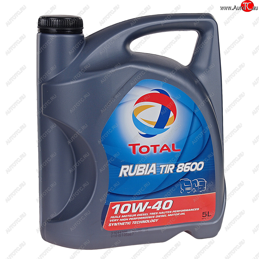 4 899 р. Масло дизельное RUBIA TIR 8600 10W40 псинт.5л TOTAL TOTAL 213670  с доставкой в г. Кемерово