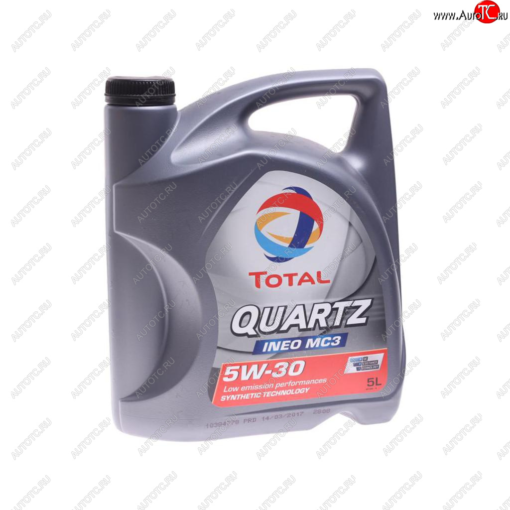 6 249 р. Масло моторное QUARTZ INEO MC3 5W30 синт.5л TOTAL TOTAL 213698  с доставкой в г. Кемерово