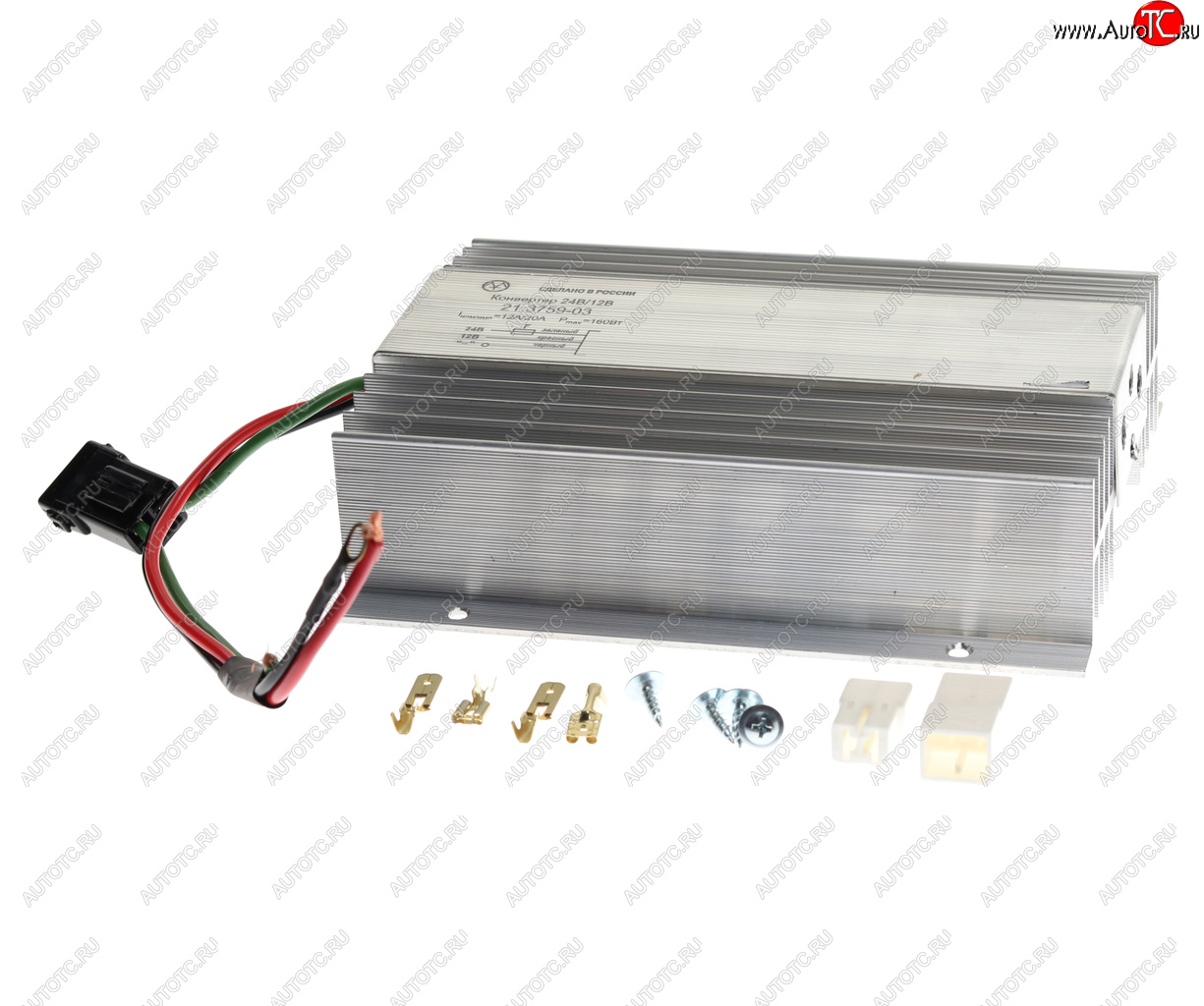 3 799 р. Преобразователь напряжения (инвертор) 24-12V 20А 160Вт ЭНЕРГОМАШ ЭНЕРГОМАШ 21.3759-03  с доставкой в г. Кемерово