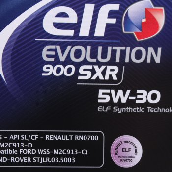 5 599 р. Масло моторное EVOLUTION 900 SXR 5W30 синт.5л ELF ELF 213894  с доставкой в г. Кемерово. Увеличить фотографию 2