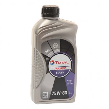 1 369 р. Масло трансмиссионное TRAXIUM Gear 8 75W80 GL-4 1л TOTAL TOTAL 214082  с доставкой в г. Кемерово. Увеличить фотографию 1
