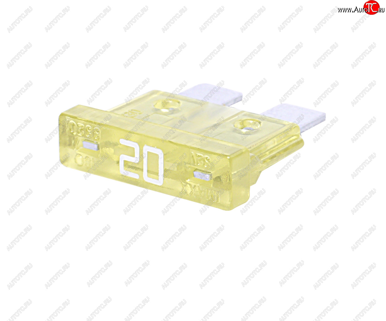 11 р. Предохранитель 20А флажковый (1шт.) FLOSSER FLOSSER 214820(204820)  с доставкой в г. Кемерово