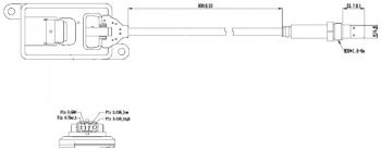 19 999 р. Датчик DAF XF105 катализатора NOX оксида азота в сборе с блоком DINEX DINEX 22032 DINEX 22032  с доставкой в г. Кемерово. Увеличить фотографию 4