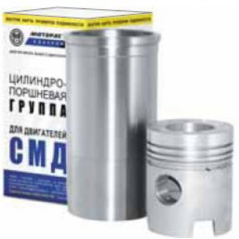 8 349 р. Гильза с поршнем СМД-18,-21,-22 (гильза,поршень,уплк,пк) МОТОРДЕТАЛЬ МОТОРДЕТАЛЬ 22-03с5  с доставкой в г. Кемерово. Увеличить фотографию 1