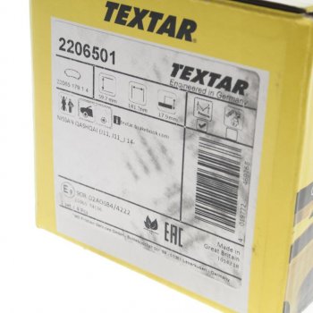 3 899 р. Колодки тормозные передние (4шт.) TEXTAR Nissan X-trail 3 T32 дорестайлинг (2013-2018)  с доставкой в г. Кемерово. Увеличить фотографию 4