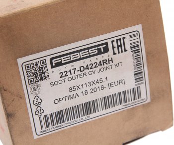 2 899 р. Пыльник ШРУСа HYUNDAI Elantra (00-) наружного комплект FEBEST FEBEST 2217-d4224rh  с доставкой в г. Кемерово. Увеличить фотографию 2