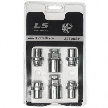 1 059 р. Гайка колеса М12х1.5х34 секретки пресс-шайба закрытая 2 ключа LS WHEELS LS WHEELS 22705sp  с доставкой в г. Кемерово. Увеличить фотографию 1