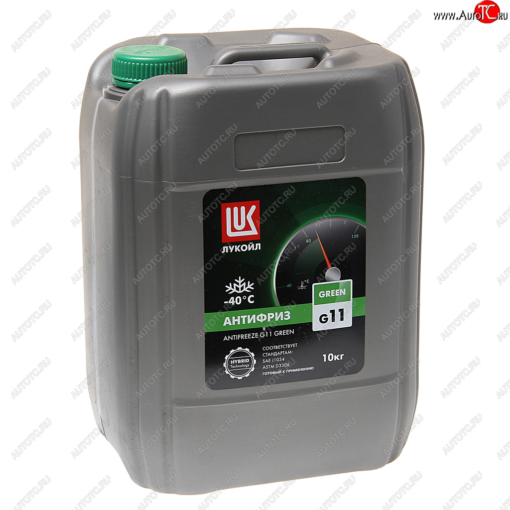 2 299 р. Антифриз зеленый -40C 10кг G11 Green ЛУКОЙЛ LUKOIL 227384  с доставкой в г. Кемерово