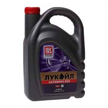 1 349 р. Антифриз красный -40C 5кг G12 Red ЛУКОЙЛ LUKOIL 227391  с доставкой в г. Кемерово. Увеличить фотографию 1