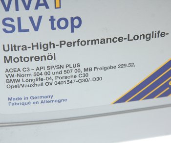 7 199 р. Масло моторное VIVA 1 SLV top(LL3) 5W30 синт.4л SRS SRS 22780  с доставкой в г. Кемерово. Увеличить фотографию 3