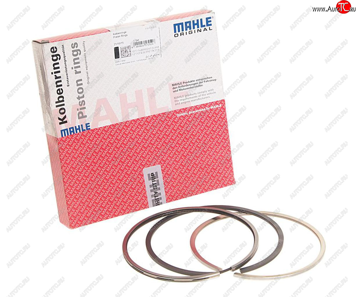 2 179 р. Кольца поршневые MAN дв.D2865,66 (3.5х3х51 d=128) (на 1 поршень) MAHLE MAHLE 22890n0  с доставкой в г. Кемерово