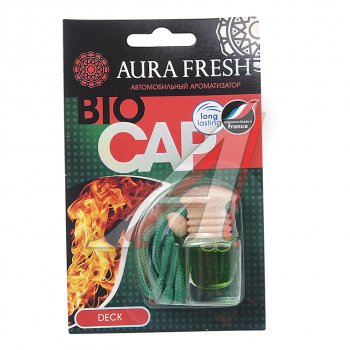215 р. Ароматизатор подвесной жидкостный (deck) 6мл Bio Cap AURA FRESH AURA FRESH 23007  с доставкой в г. Кемерово. Увеличить фотографию 1