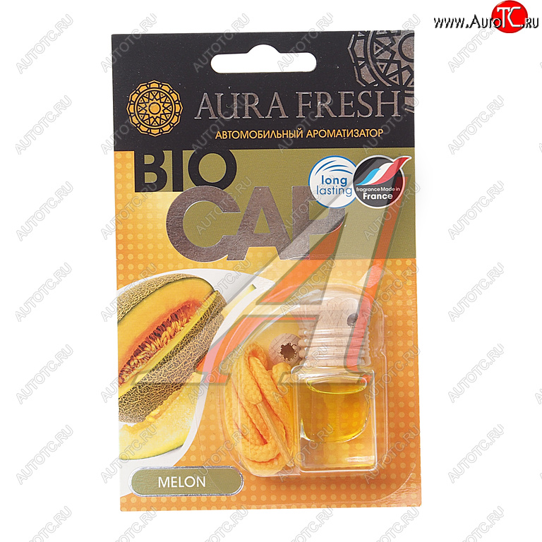 215 р. Ароматизатор подвесной жидкостный (melon) 6мл Bio Cap AURA FRESH AURA FRESH 23011  с доставкой в г. Кемерово