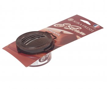 297 р. Ароматизатор на панель приборов древесное волокно (chocolate) 40г Eco Steam AURA FRESH AURA FRESH 23031  с доставкой в г. Кемерово. Увеличить фотографию 2