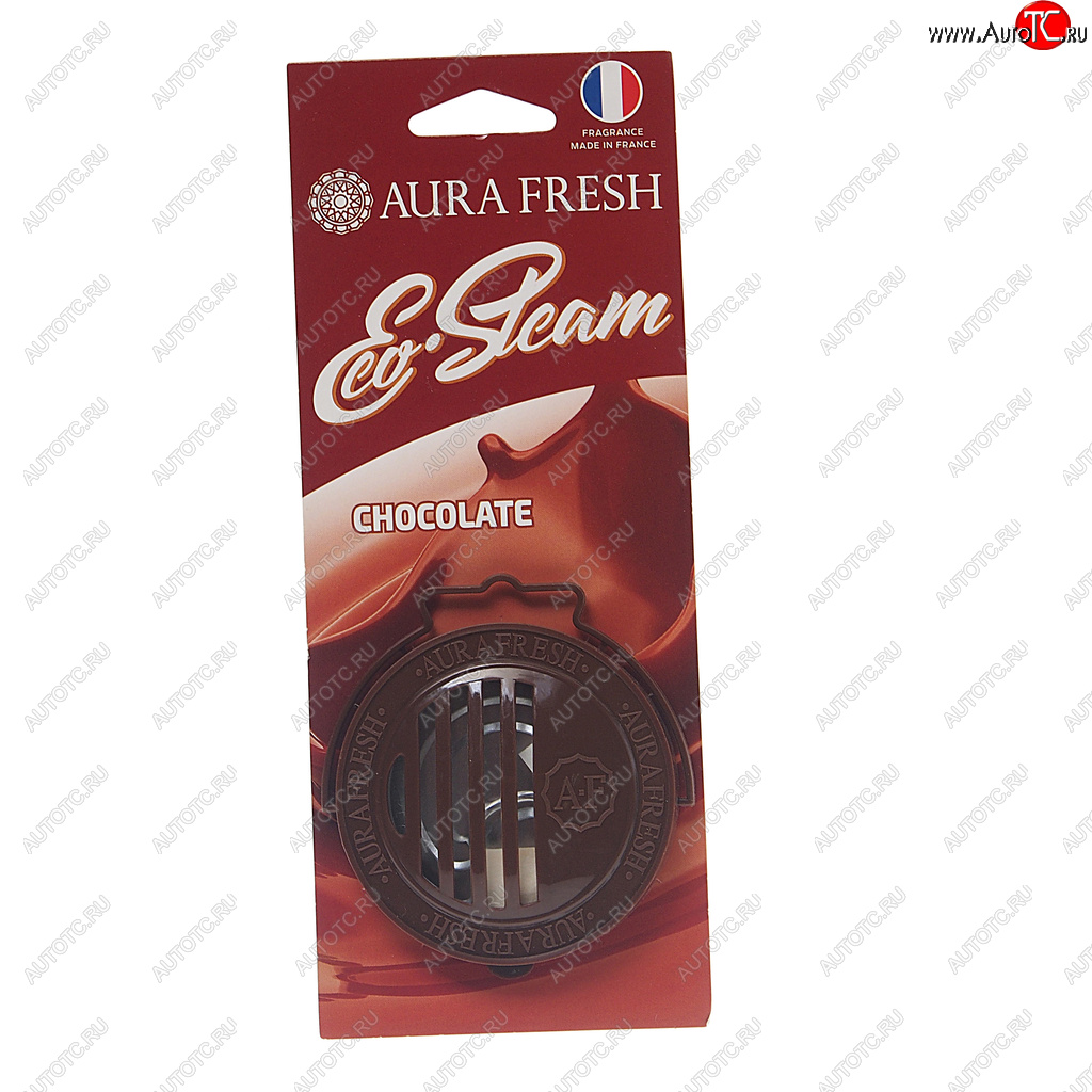 297 р. Ароматизатор на панель приборов древесное волокно (chocolate) 40г Eco Steam AURA FRESH AURA FRESH 23031  с доставкой в г. Кемерово