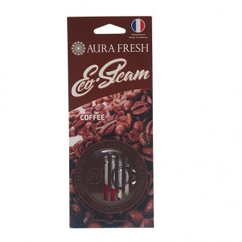 297 р. Ароматизатор на панель приборов древесное волокно (coffee) 40г Eco Steam AURA FRESH AURA FRESH 23033  с доставкой в г. Кемерово. Увеличить фотографию 1