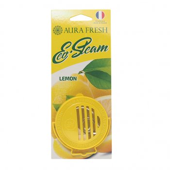 297 р. Ароматизатор на панель приборов древесное волокно (lemon) 40г Eco Steam AURA FRESH AURA FRESH 23037  с доставкой в г. Кемерово. Увеличить фотографию 1