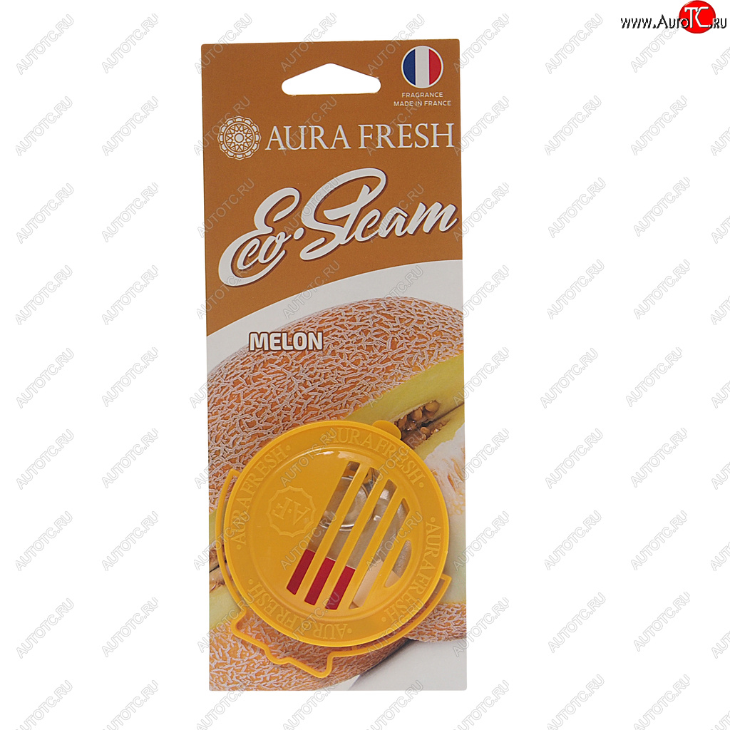 297 р. Ароматизатор на панель приборов древесное волокно (melon) 40г Eco Steam AURA FRESH AURA FRESH 23038  с доставкой в г. Кемерово