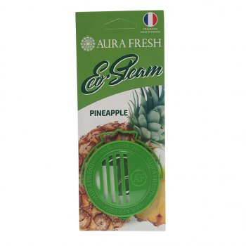 297 р. Ароматизатор на панель приборов древесное волокно (pineapple) 40г Eco Steam AURA FRESH AURA FRESH 23040  с доставкой в г. Кемерово. Увеличить фотографию 1