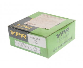 1 129 р. Кольца поршневые HYUNDAI Accent (97-) (1.5) d+0.00 комплект YPR YPR 23040-22051  с доставкой в г. Кемерово. Увеличить фотографию 2